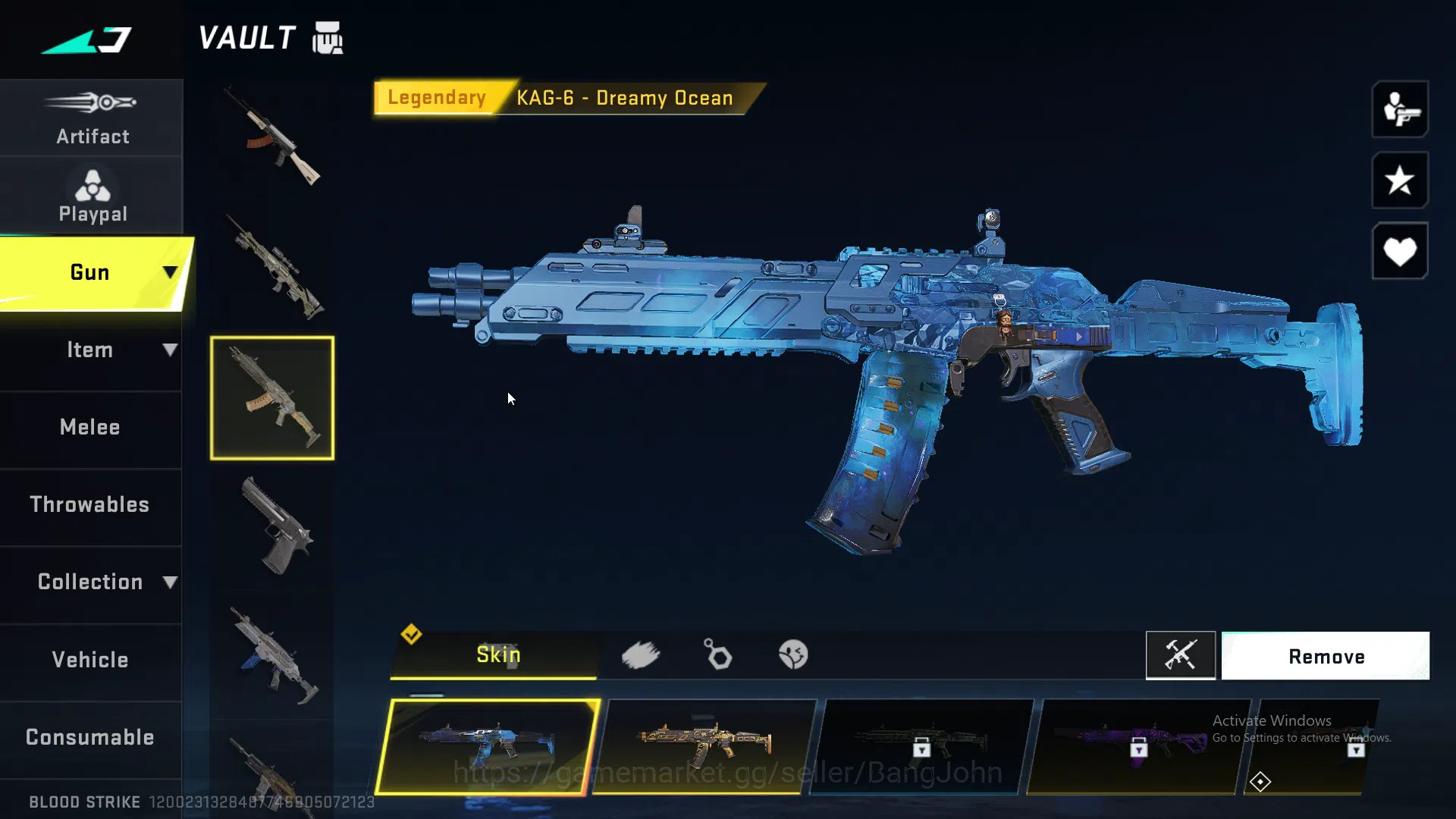 Blood Strike Accounts ASIA |LIMITED=BTFLY KNIFE|ULTRA=ONE HANDED AXE|COL image 7