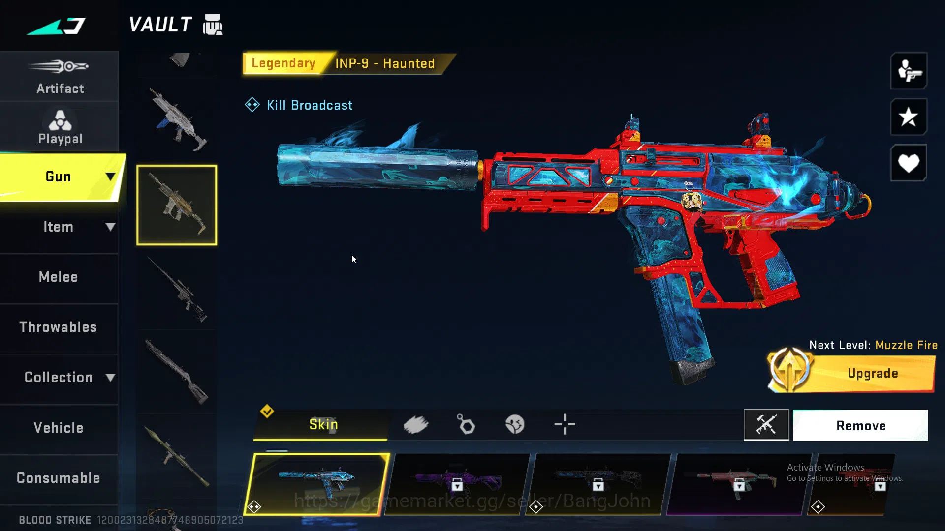 Blood Strike Accounts ASIA |LIMITED=BTFLY KNIFE|ULTRA=ONE HANDED AXE|COL image 9