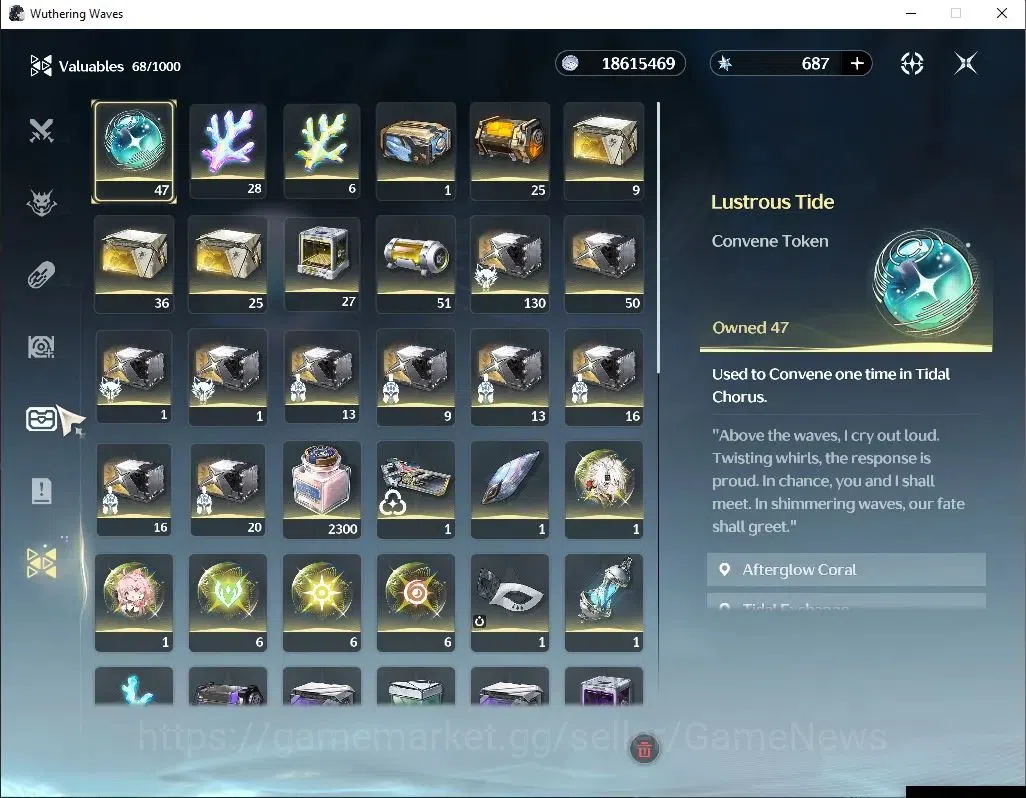 Wuthering Waves Accounts EU |UL 49|2 Limited|Lucy RC 6 + Sign, Rebecca RC 1 image 9