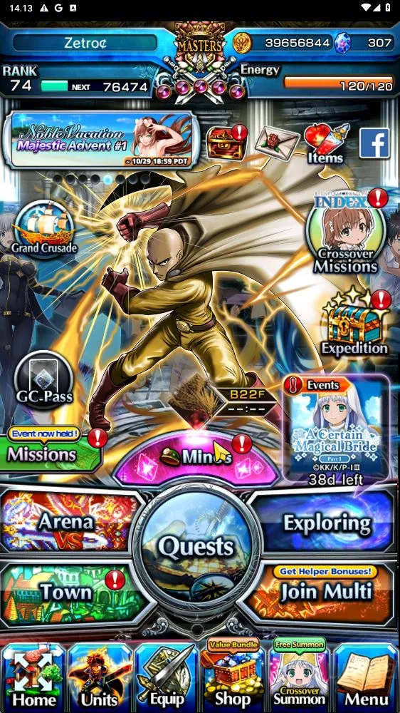 Grand Summoners Accounts Global|Rank 74|13 Ascend [MomoTW,EmiyaTW,ShunaTW,C image 1