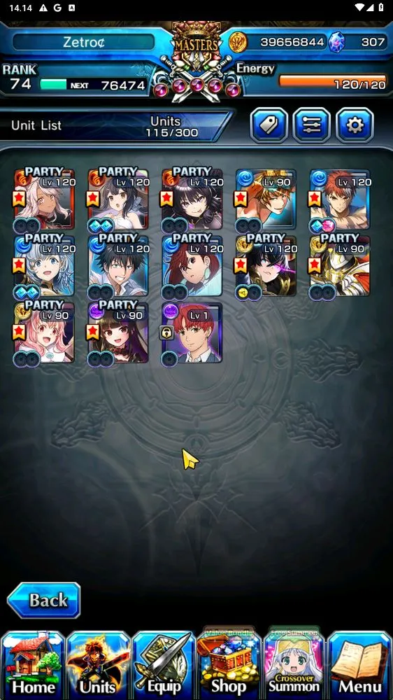 Grand Summoners Accounts Global|Rank 74|13 Ascend [MomoTW,EmiyaTW,ShunaTW,C image 3