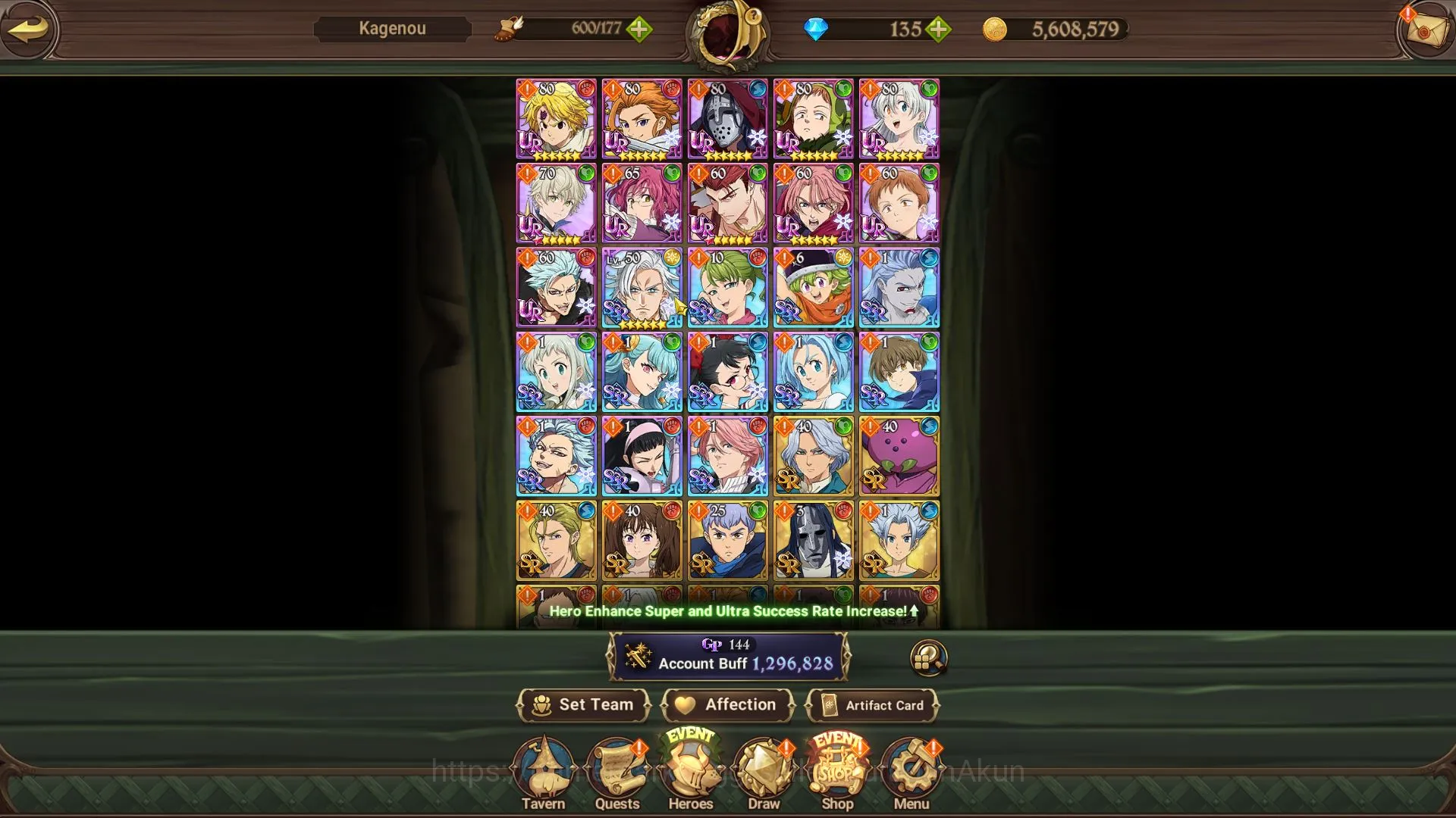 The Seven Deadly Sins: Grand Cross Accounts Starter Global |1,2M CC|2 UR + 135 Gems (ODK, Meliodas2/6) |Code Only| (SDS2026) 2