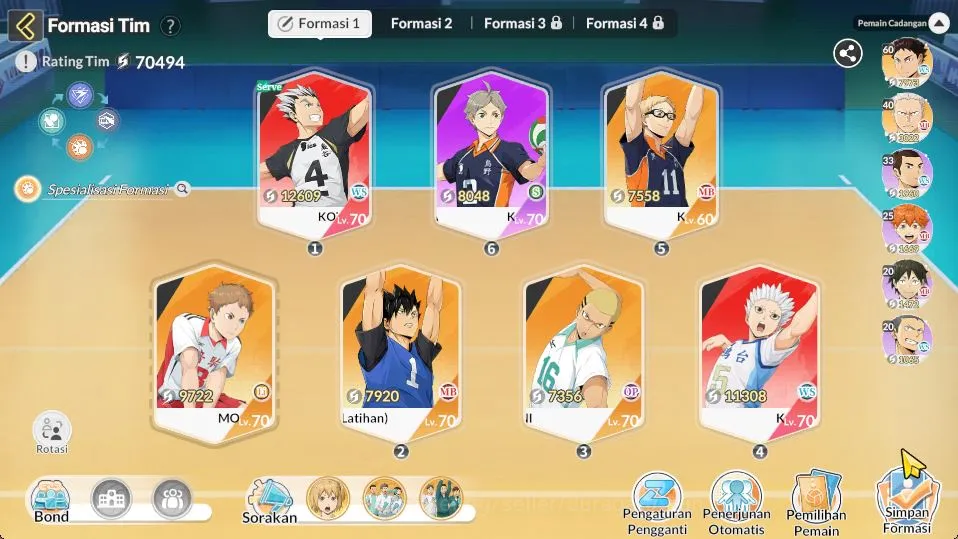 HAIKYU!! FLY HIGH Accounts SEA |Lvl 39|3,1K DM+15 URTicket|2 UR+Memo [Korai S image 4