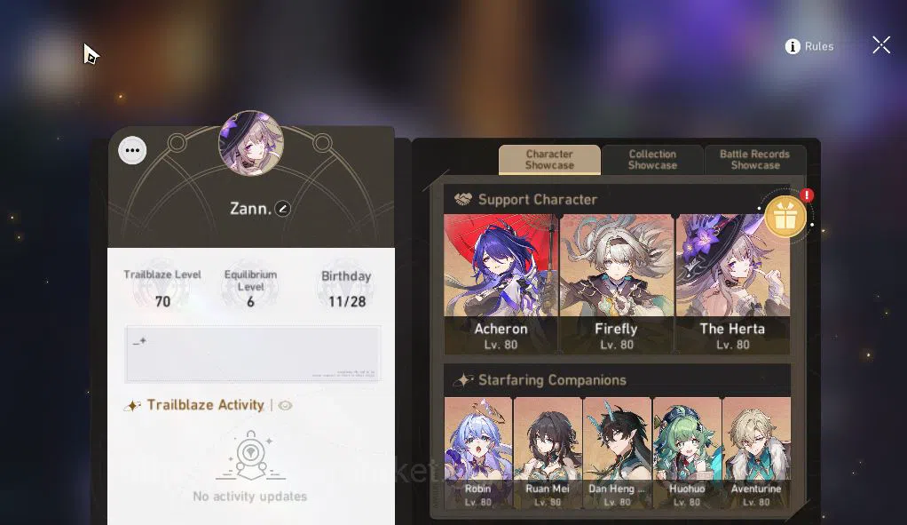 Honkai Star Rail Accounts Asia|TL 70|16 Limited|[Firefly,Kafka,Huohuo,B3]+Si image 2