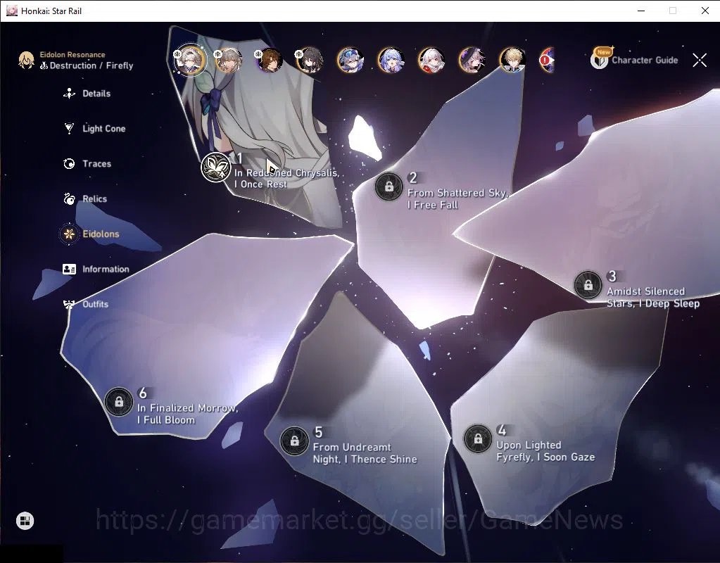 Honkai Star Rail Accounts Asia|TL 70|16 Limited|[Firefly,Kafka,Huohuo,B3]+Si image 5