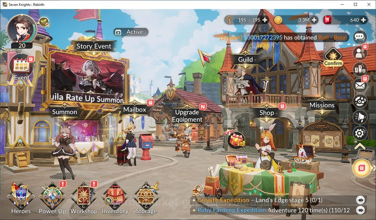 Seven Knights Re:Birth Accounts [Re:BIRTH]Global300xx|9 Legend, 5 SPECIAL|Teo,Kyle image 1