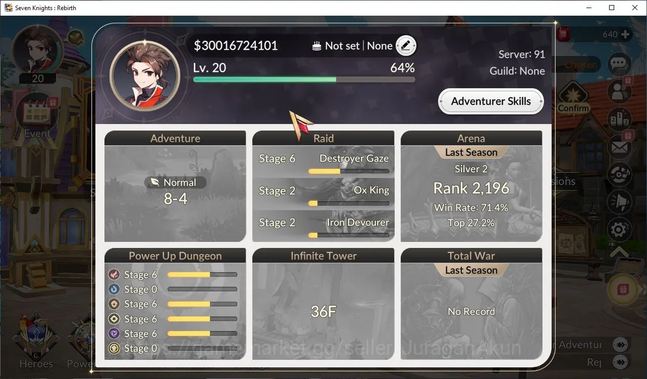 Seven Knights Re:Birth Accounts [Re:BIRTH]Global300xx|9 Legend, 5 SPECIAL|Teo,Kyle image 2