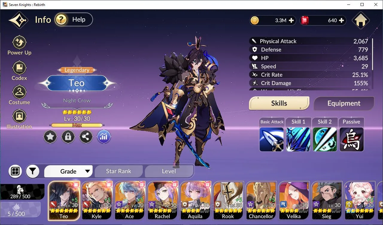 Seven Knights Re:Birth Accounts [Re:BIRTH]Global300xx|9 Legend, 5 SPECIAL|Teo,Kyle image 4