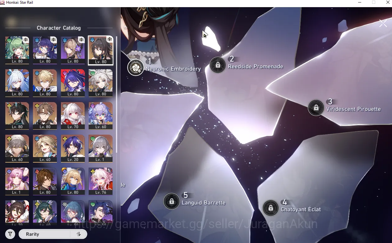 Honkai Star Rail Accounts Asia [TL70] 6 Limited + 3 Sign (Dan Heng IL E1+Sig image 8