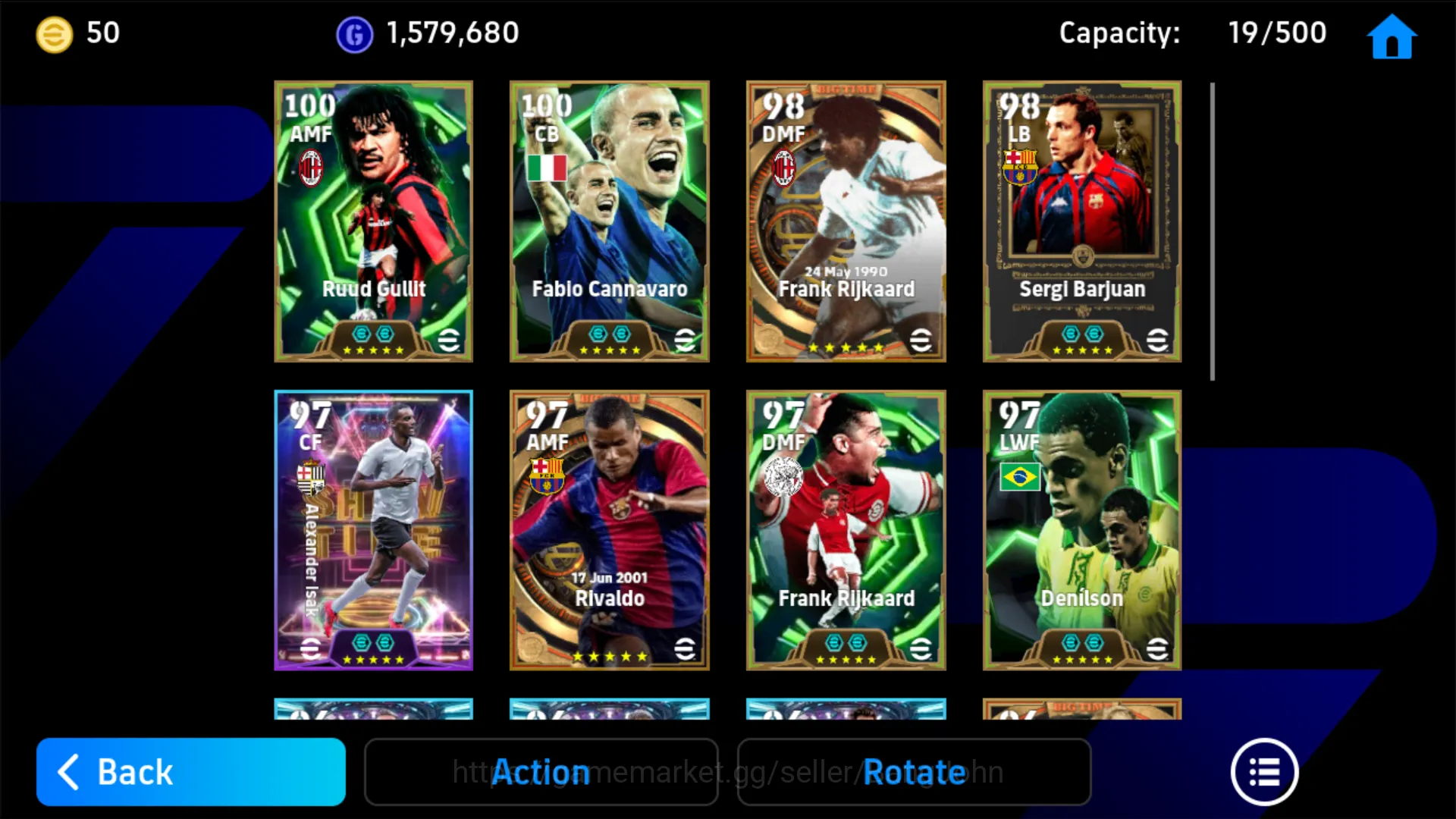 eFootball Accounts mobile | Power 3170 | Gullit epic db , Isak Show t image 4