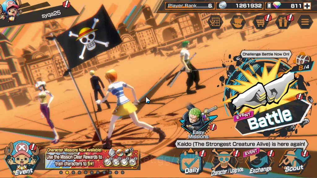 One Piece Bounty Rush Accounts Global|5EX|Flame Emperor Sabo,GP Newgate,5Elder Nu image 1
