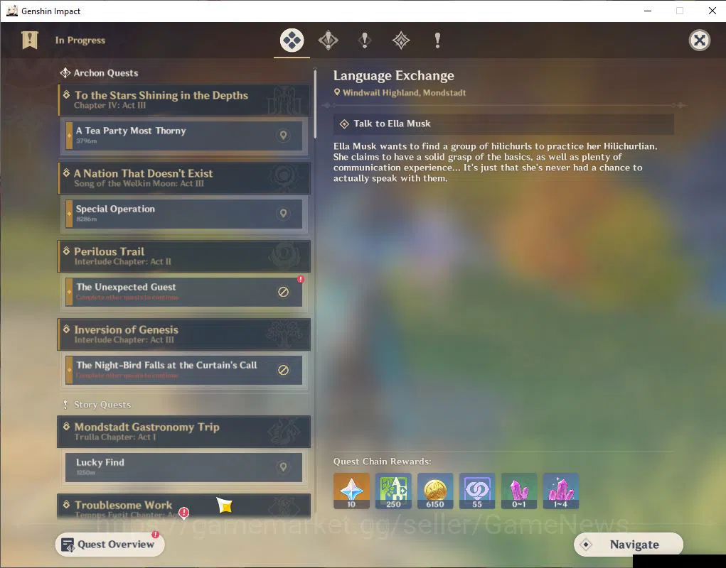 Genshin Impact Accounts ASIA|AR 53|1 Limited +3(*5Weapon)| Varka+Sign |Mc image 10