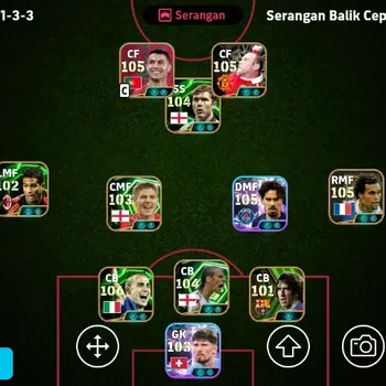 eFootball Accounts Legends & Iconic Players Mobile|PW 3220|Roberto Carlos BigT,Frank Lampard BigT,Rio Ferdinand Epic,Sergio