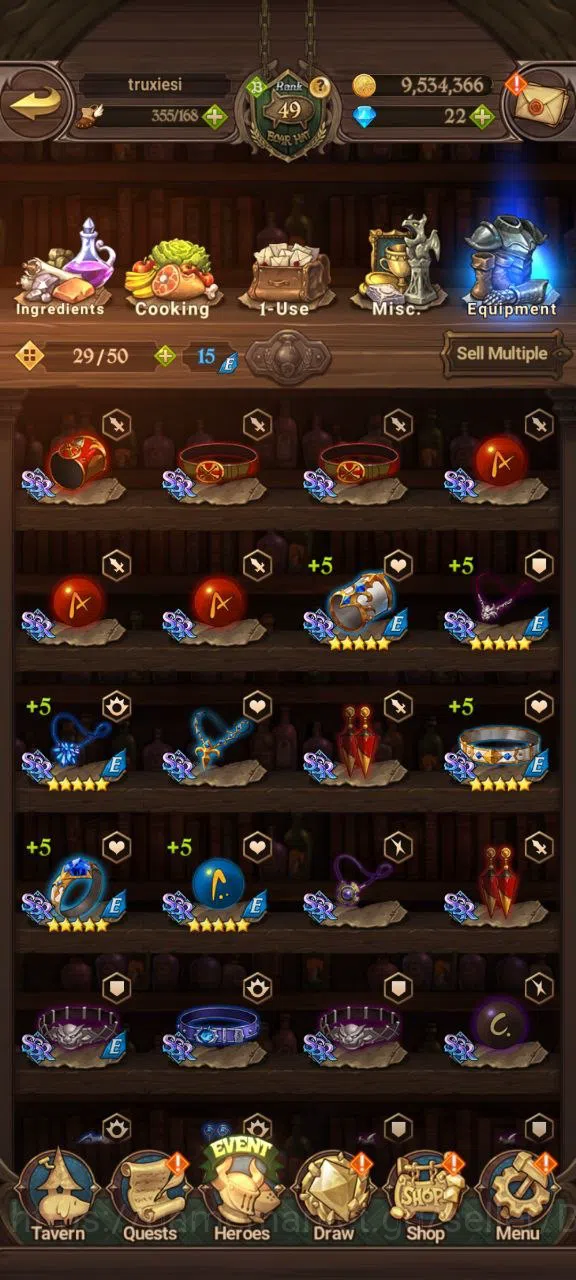 The Seven Deadly Sins: Grand Cross Accounts Others GLOBAL|1.4M CC|UR DKM2/6,WK Gowther2/6,GoT Thor,Chaos Arthur,etc|Detail 11