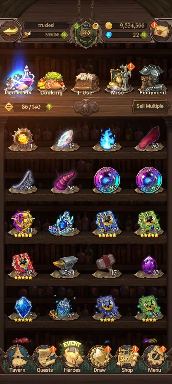 The Seven Deadly Sins: Grand Cross Accounts Others GLOBAL|1.4M CC|UR DKM2/6,WK Gowther2/6,GoT Thor,Chaos Arthur,etc|Detail 7