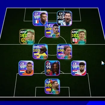 eFootball Accounts Legends & Iconic Players Android|Power 3066|Show Time Unai Simon,James Rodriguez,Luka Modric,Moises