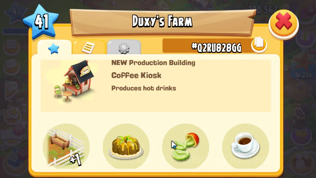 Hay Day Accounts Level 41 | Barn Storage 1100 + Silo Storage 625 | 200k Coins, 14 Diamonds |CN ON|Log Supercell ID|Take 11