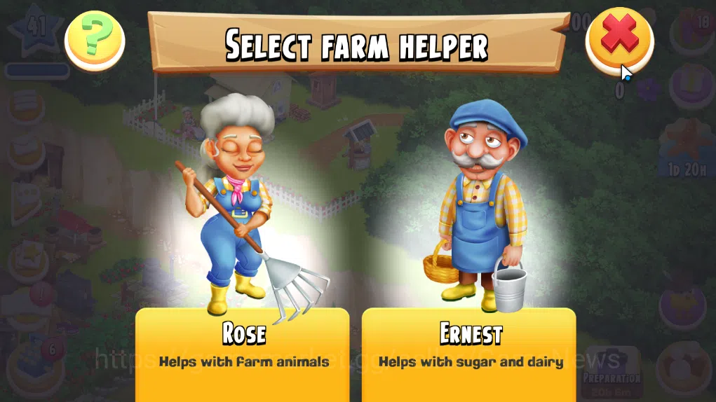 Hay Day Accounts Level 41 | Barn Storage 1100 + Silo Storage 625 | 200k Coins, 14 Diamonds |CN ON|Log Supercell ID|Take 17