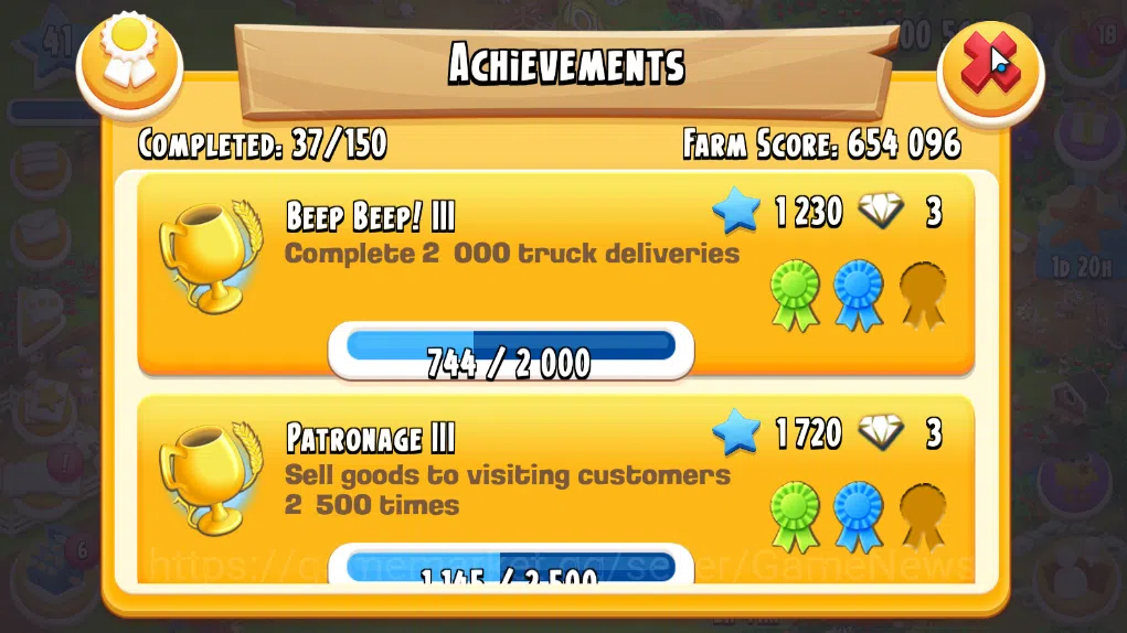 Hay Day Accounts Level 41 | Barn Storage 1100 + Silo Storage 625 | 200k Coins, 14 Diamonds |CN ON|Log Supercell ID|Take 9