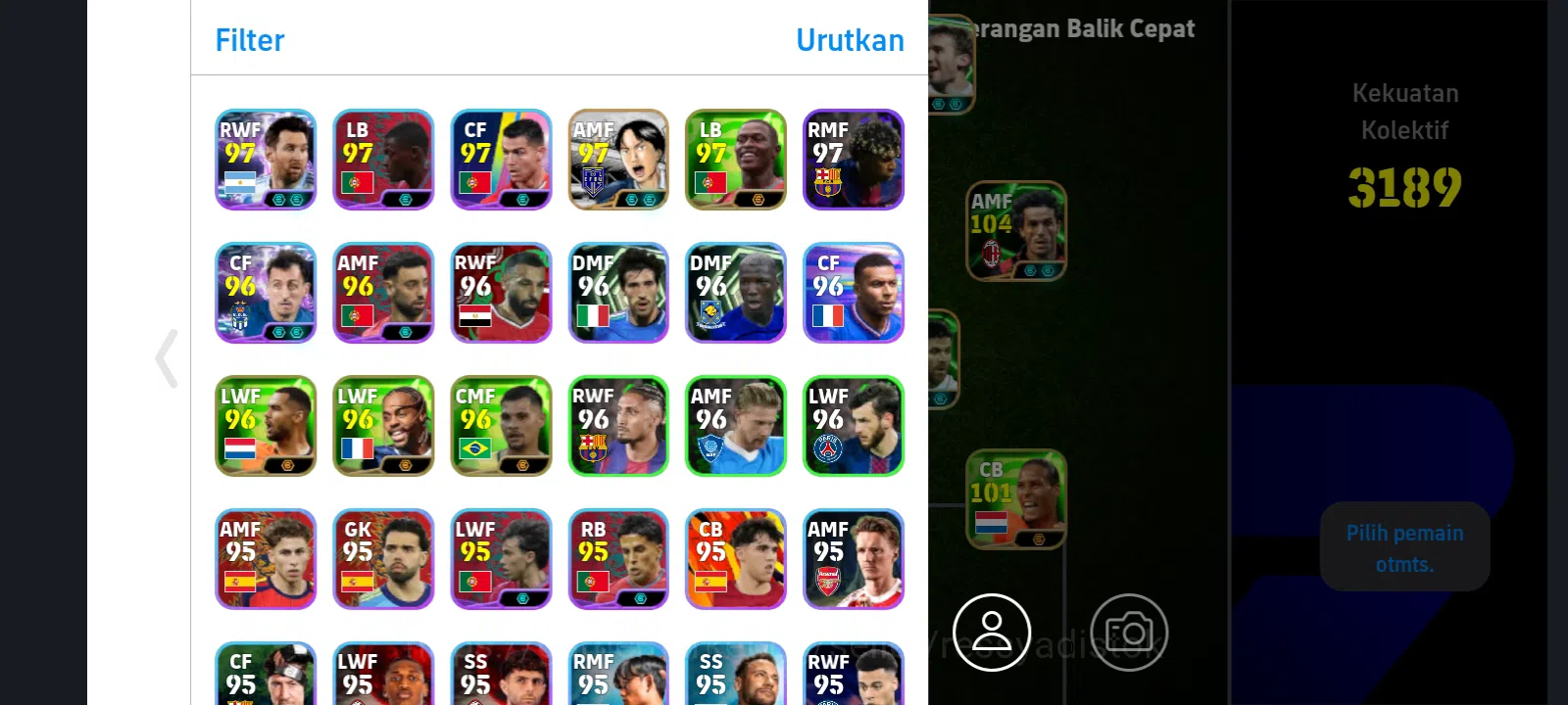 eFootball Accounts Legends & Iconic Players EFOOTBALL 2026 | RONALDO PORTUGAL, DONADONI, ANDRY SEVCHENKO, XABI ALONSO, 4 2