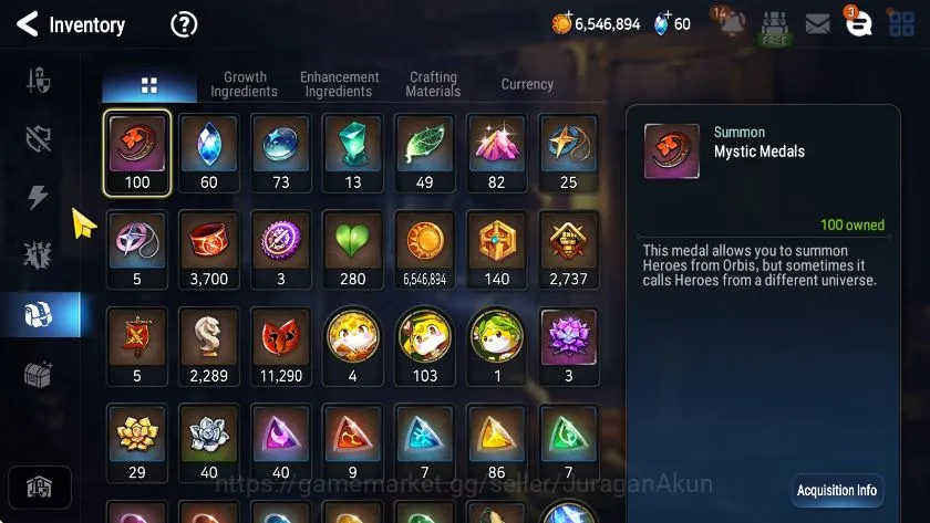 Epic Seven Accounts Starter Global Unverif|Best Starter|7ML (Lilibet,Briseria,DrakCovus,etc) 7RGBHero+Limited 6