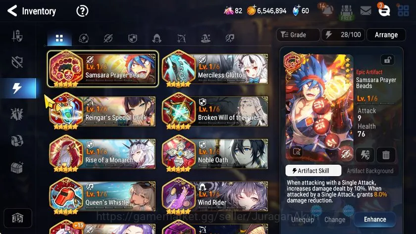 Epic Seven Accounts Starter Global Unverif|Best Starter|7ML (Lilibet,Briseria,DrakCovus,etc) 7RGBHero+Limited 8