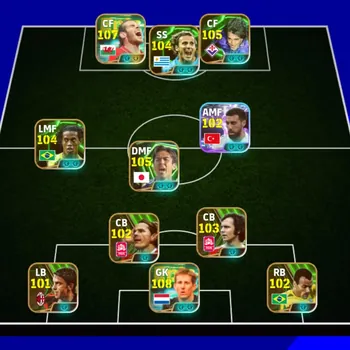 eFootball Accounts High-End Kolektif 3224+ bale new x Van der sar new x Forlan x Batistuta x cafu x Suarez x Ronaldinho x 5