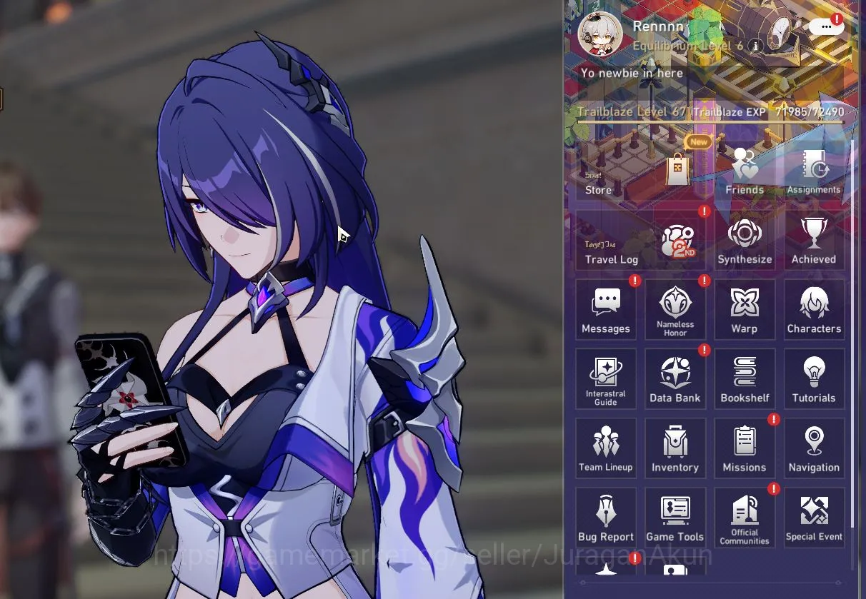 Honkai Star Rail Accounts ASIA [TL67] 7 limited (Castorice, Acheron+Sign, Fi image 3