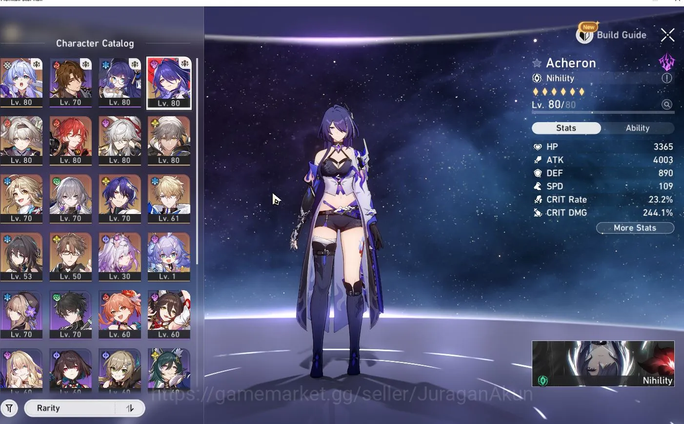 Honkai Star Rail Accounts ASIA [TL67] 7 limited (Castorice, Acheron+Sign, Fi image 5