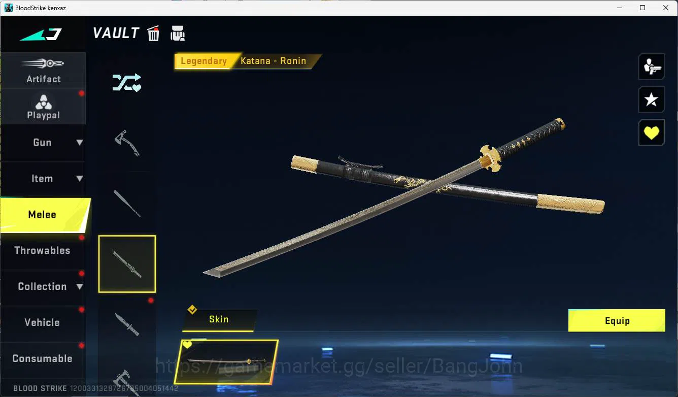 Blood Strike Accounts ASIA | Ultra Ethan, Ultra Jet, legend katana, Eter image 7