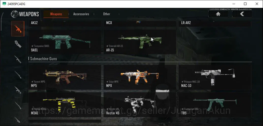 Arena Breakout Accounts High Value [MOBILE] Lv30|SV 121M|CV 120M|AR57 Fruit,AEK Flag,LR AR2 Koi,Etc|Many Skin|Gear Skin|CN 10