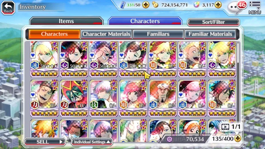 Bleach: Brave Souls Accounts Mid-Tier [GLOBAL] BTW Christmas(Noel Osushi,Ninny Osushi),BTW Halloween (Noel,Ninny),BTW 3