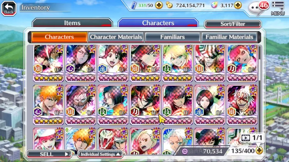 Bleach: Brave Souls Accounts Mid-Tier [GLOBAL] BTW Christmas(Noel Osushi,Ninny Osushi),BTW Halloween (Noel,Ninny),BTW 4