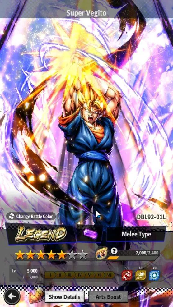 Dragon Ball Legends Accounts Android | Lvl 154|450 CC|2 LR|3 UL|LR Super Vegito image 10