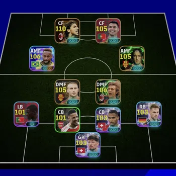 eFootball Accounts Legends & Iconic Players EFOOTBALL COLLECTIVE 3235+ | LEGEND Z IBRAHIMOVIC,LEGEND DE ROSSI,A PIRLO,NEYMAR