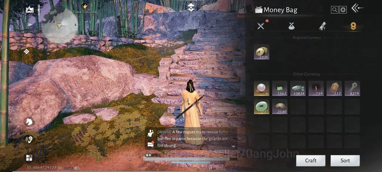 Where Winds Meet Accounts LEVEL 78 | MC MALE | UMBRELLA SKIN | 14K POWER | PILLOW PILL 48 | HARMONIC CORE 1 UNUSED | WWM150B 17