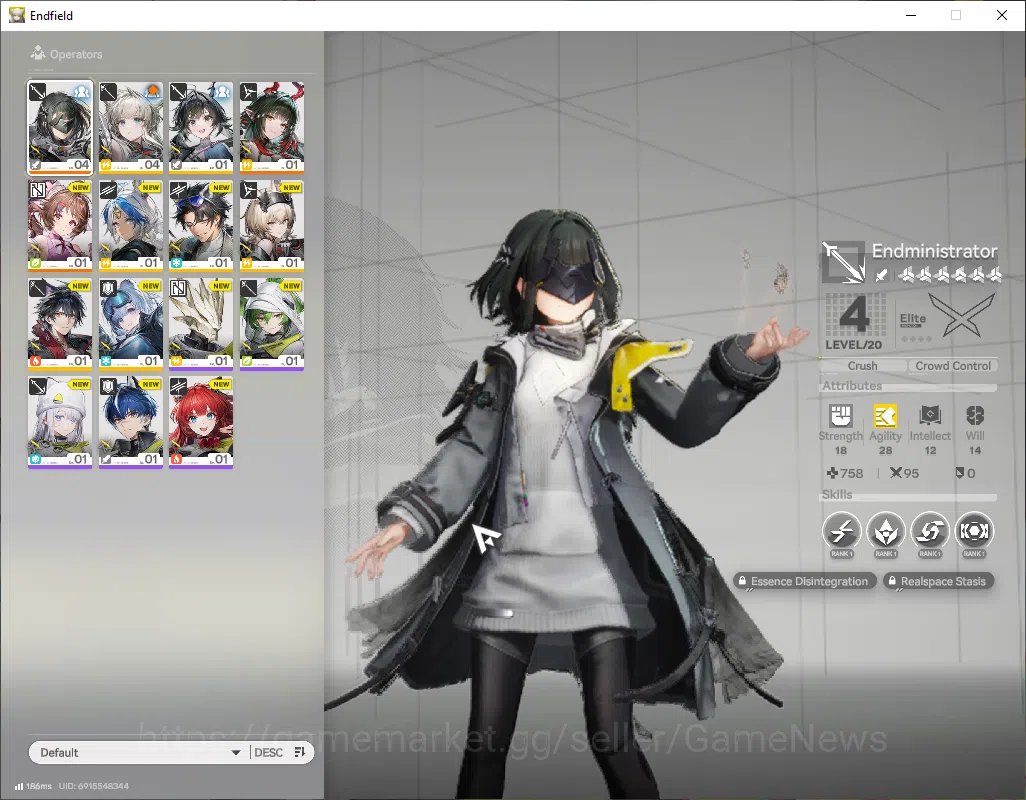Arknights: Endfield Accounts NA/EU|Lv2|Fresh Starter|SSR2(1Limit)+4(*6WP)|Zhuan image 12