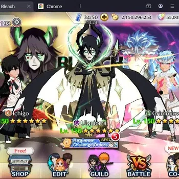 Bleach: Brave Souls Accounts Mid-Tier GLOBAL|55K Orb+Mid Game|Ulquiorra 11th,Grimmjow 11th,Orihime Sw26,Ichigo DT,Aizen