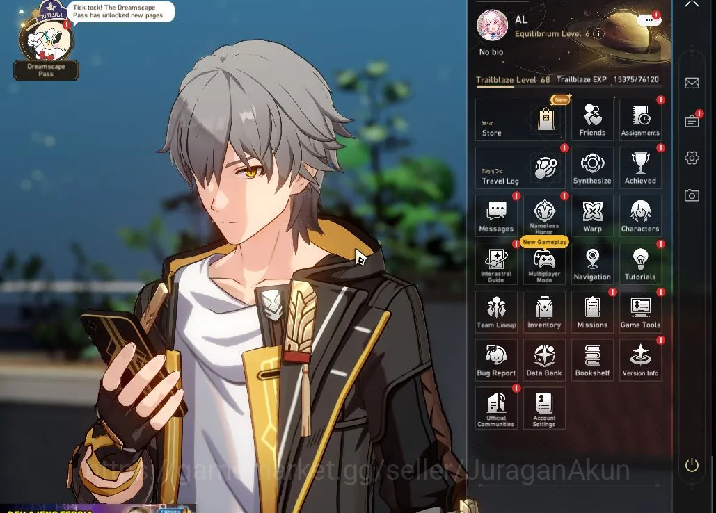 Honkai Star Rail Accounts Mid Game ASIA[TL68] 7 limited[Fixiao+Sign,The Herta+Sign,Archer+Sign,Tribbie E1,Robin 2