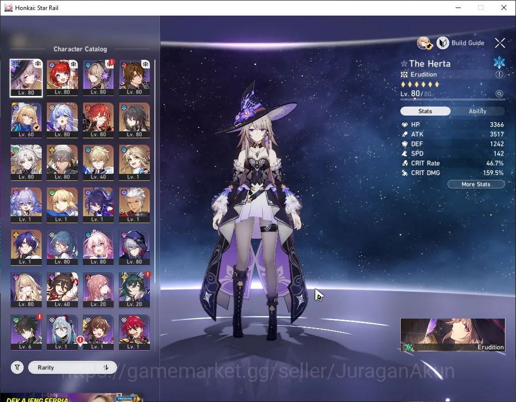 Honkai Star Rail Accounts Mid Game ASIA[TL68] 7 limited[Fixiao+Sign,The Herta+Sign,Archer+Sign,Tribbie E1,Robin 7