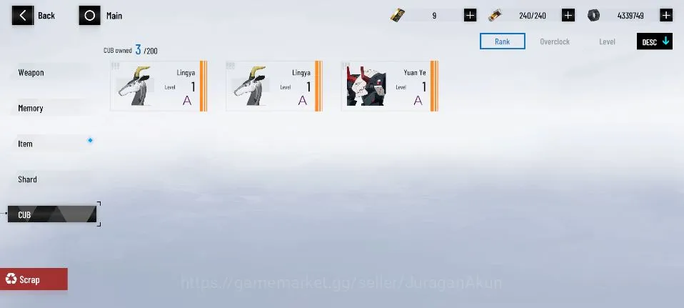 Punishing: Gray Raven Accounts Starter Asia | Mid-Game | [CW, Yata SSS+, Crimson Abyss, Ishmael Etc] | Log KURO | CheckSS 2