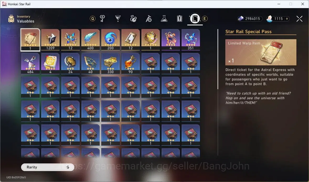Honkai Star Rail Accounts ASIA | TL70 ,Castorice+Sign+E2,Evernight+Sign,Arch image 13