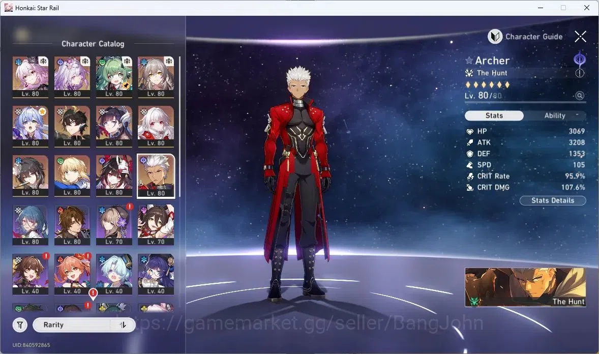Honkai Star Rail Accounts ASIA | TL70 ,Castorice+Sign+E2,Evernight+Sign,Arch image 2