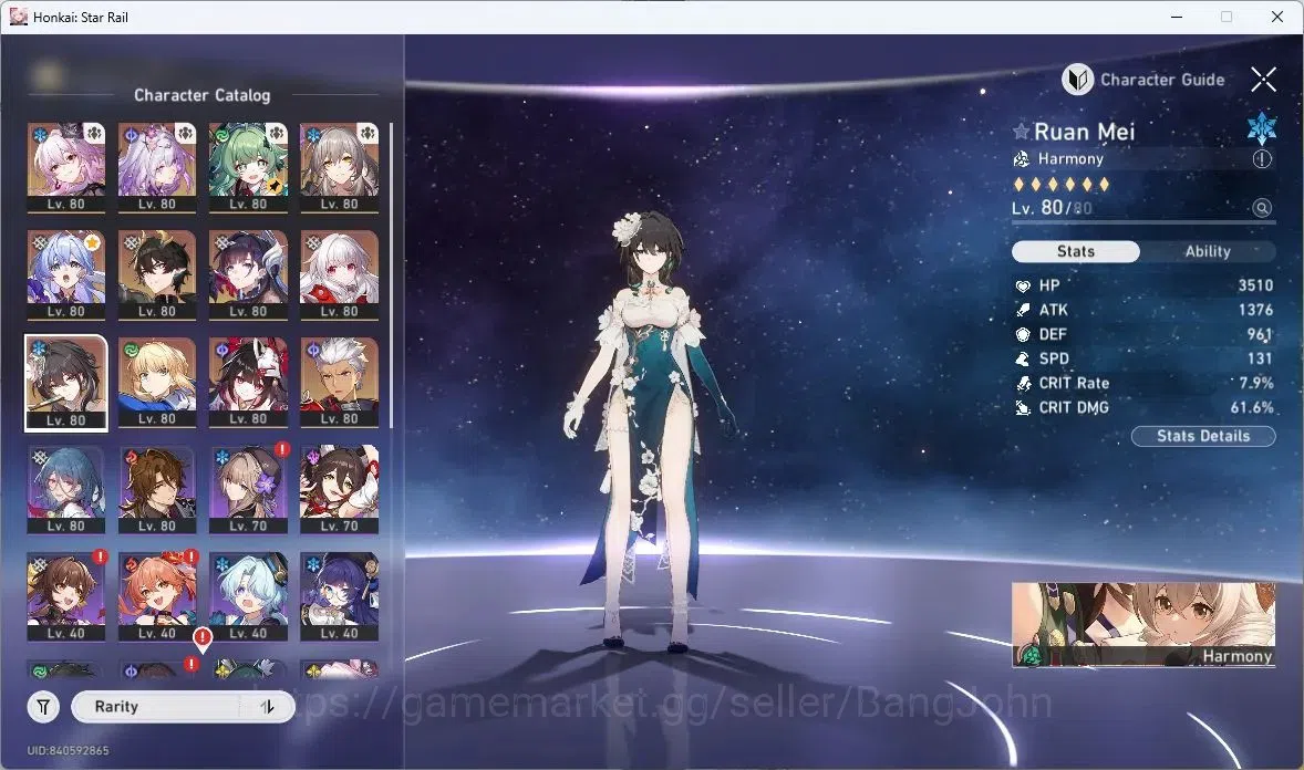 Honkai Star Rail Accounts ASIA | TL70 ,Castorice+Sign+E2,Evernight+Sign,Arch image 4