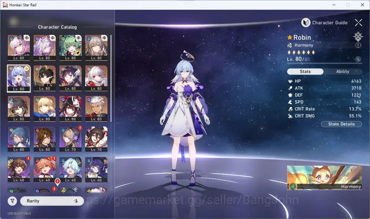 Honkai Star Rail Accounts ASIA | TL70 ,Castorice+Sign+E2,Evernight+Sign,Arch image 7