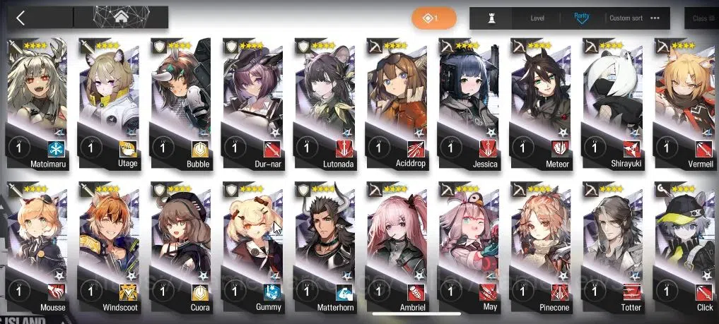 Arknights Accounts Lv 71|145 OP+35 Skin|1810 Orundum+39 Originium|4 L image 12