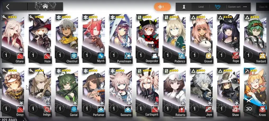 Arknights Accounts Lv 71|145 OP+35 Skin|1810 Orundum+39 Originium|4 L image 13