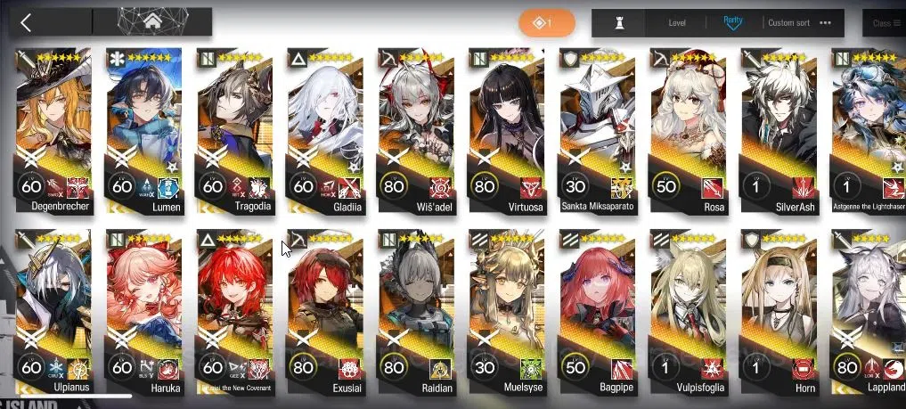 Arknights Accounts Lv 71|145 OP+35 Skin|1810 Orundum+39 Originium|4 L image 8