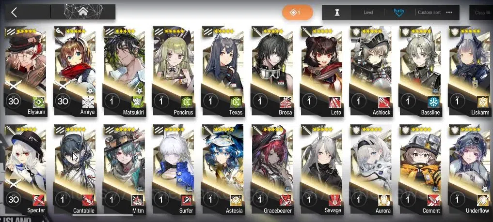 Arknights Accounts Lv 71|145 OP+35 Skin|1810 Orundum+39 Originium|4 L image 9