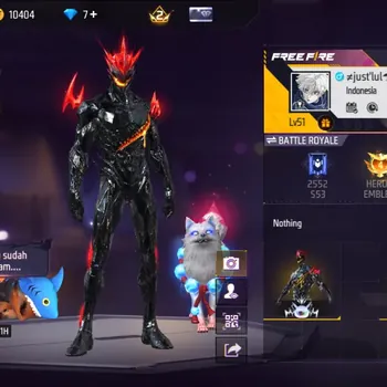 Free Fire Accounts Indonesia|Mp40 Blazing Heart,M82B Envious Desire,Etc|Dark Desire Bundle|100 Vault,36 Bundle|Log